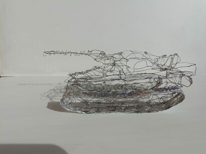 Carro armato - a Sculpture & Installation Artowrk by NICOLA GIORGETTI